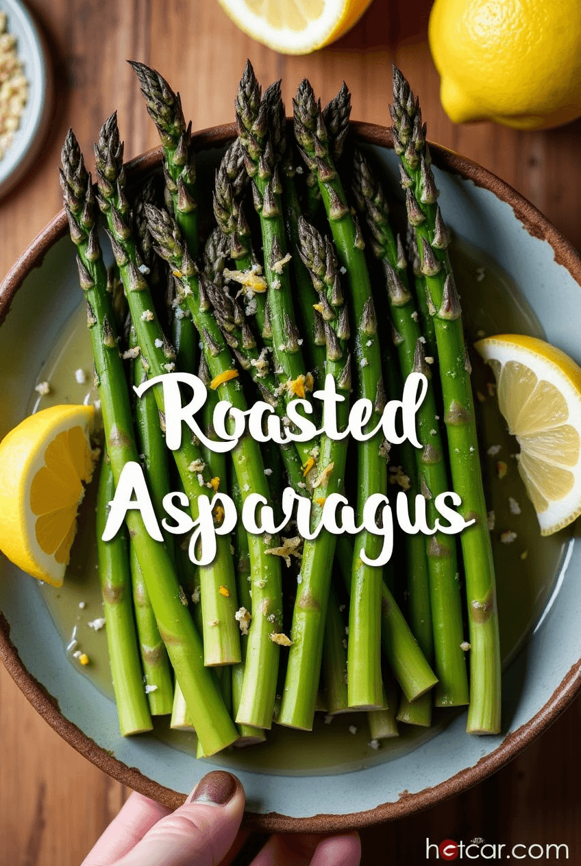 gerösteten Spargel, Rezepte, Einfach, Lecker