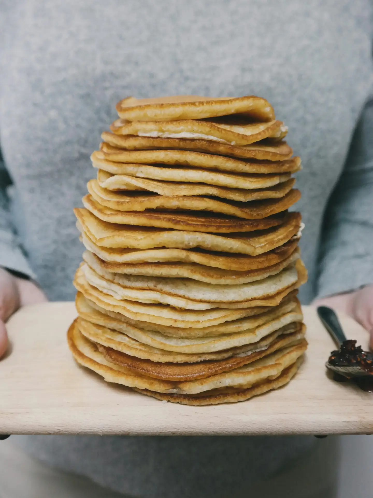 Pfannkuchen mit wenig Eiern Ein einfaches Rezept