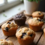 fresh vegan muffin