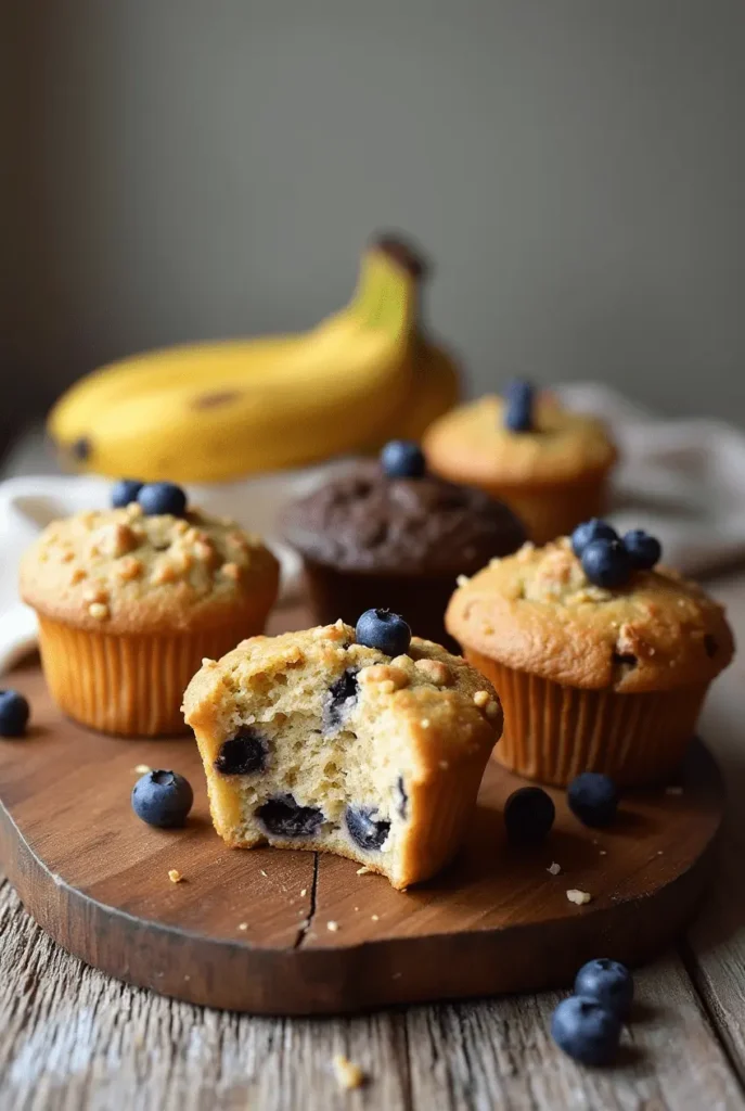fresh vegan muffin