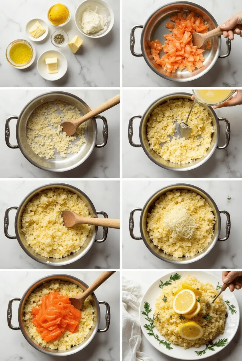 Geräucherter Lachs & Zitronen-Risotto: Einfacher Genuss mit Eleganz