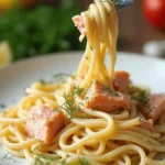 Rezept Nudeln mit Lachs