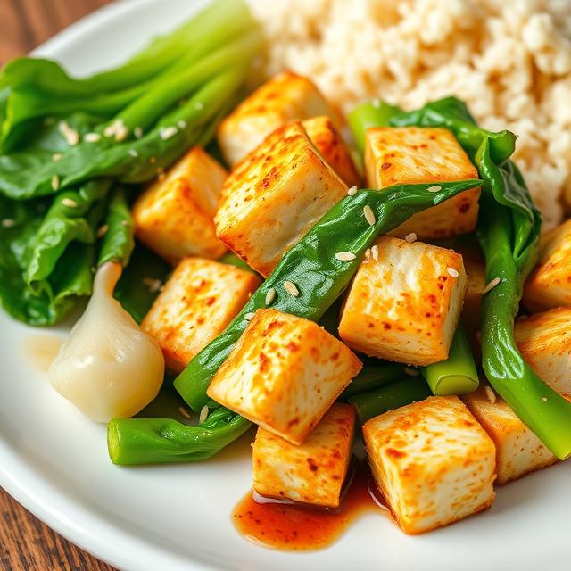 knuspriger Pak Choi mit Tofu!, gesunde rezepte, gesunde rezepte abendessen, leckere vegetarische rezepte, Rezept Ideen, vegetarische rezepte, vegetarische rezepte einfach