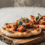 BBQ chicken flatbread